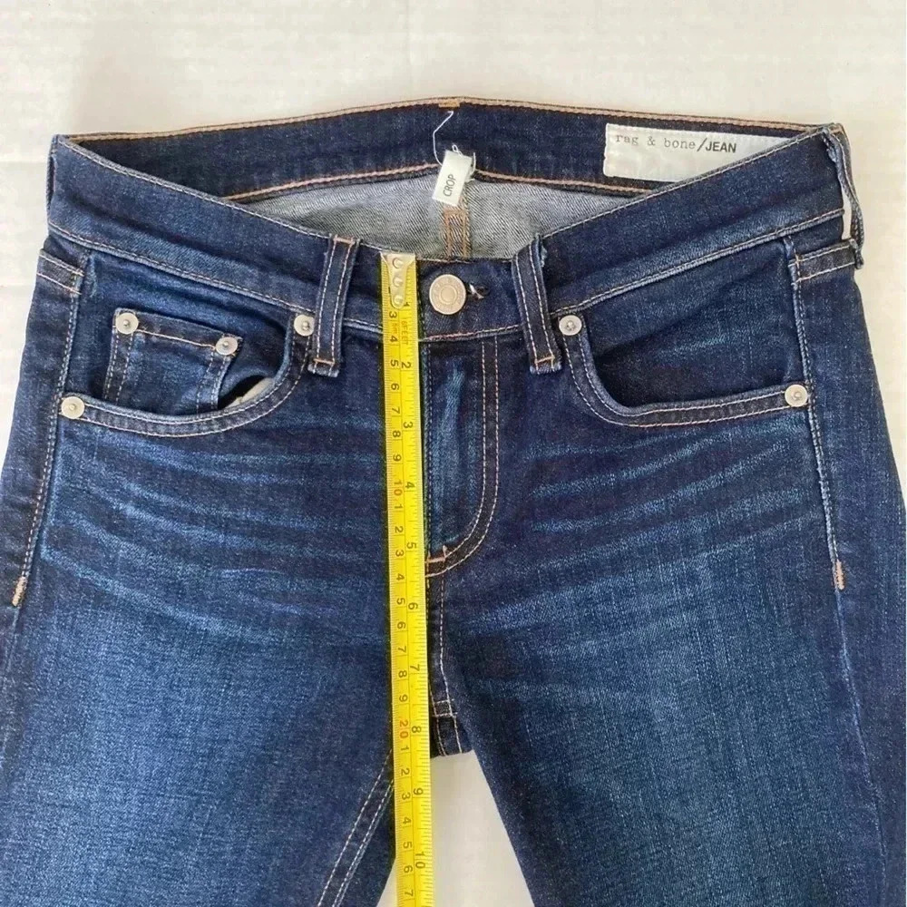 Rag & Bone Kylie Crop Jeans Serrano Size 24 - Picture 8 of 14
